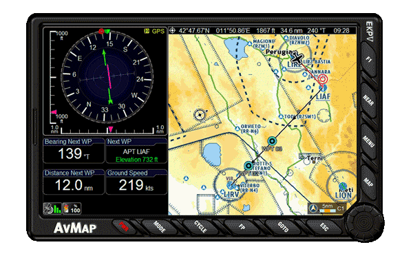 EKP V GPS with Multifunctional Display